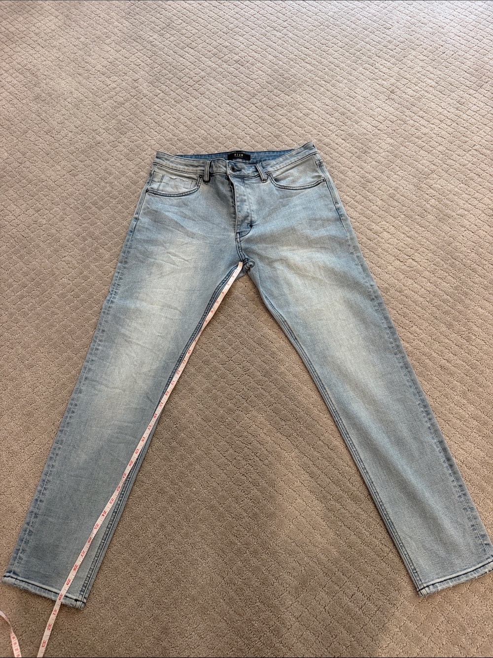 Neuw Light Blue Tapered Leg Men’s Jeans - 34